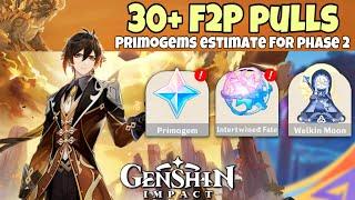 GOOD NEWS! 30+ FREE PULLS FOR ZHONGLI AND NEUVILLETTE IN 5.2 PH.2 - Genshin Impact