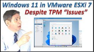 Creating a Windows-11 Virtual Machine on ESXi