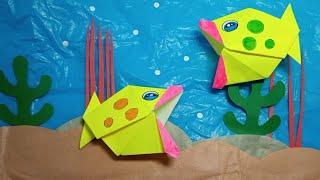 Talking Fish/ Learn to Make an Adorable Origami Talking Fish in Minutes! by bushrazorigami