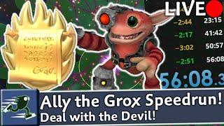 Ally The Grox Spore Speedruns LIVE (Got World Record!)