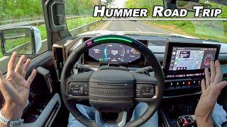 Hummer EV Road Trip! - Actually Living with the 1000hp Edition 1 (POV Binaural Audio)