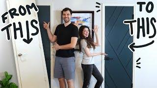 Simple DIY Door Makeover (that we almost ruined...)