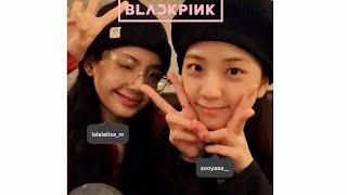 BLACKPINK [RUS sub] трансляция V-live Лисы и Джису  best moments