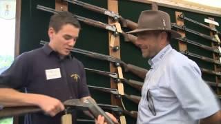 Purdey O/U Shotguns On The Avalon Stand at The Midland Game Fair