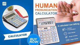 Cheap Price English Language Talking 12 Digit Big Size Calculator