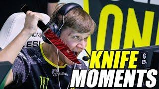 ВОТ КАК СИМПЛ РЕЖЕТ В ОФИЦИАЛЬНЫХ МАТЧАХ / S1MPLE KNIFE MOMENTS CSGO