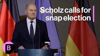 German Chancellor Scholz Calls for Snap Election