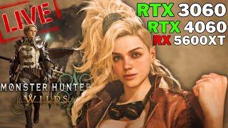 Monster Hunter Wilds BETA : PC GAMER | RX 5600XT | RTX 4060 | RTX 3060 | LIVE Testes