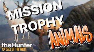 ALL 11 Mission DIAMOND & RARE Animals & How To Find Them on Hunter: Call of the Wild