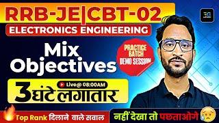 RRB JE, CBT-02 | Electronics Engg. Mix Objectives Practice by Shailendra sir | EAD Online Classes