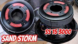 SAND STORM SS 15 3000 5.5" VCOIL 3000W 15 INCHES LIVE SPEAKER.