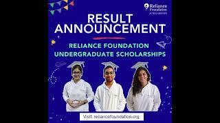 Results | Reliance Foundation Undergraduate Scholarships