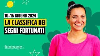 Oroscopo, la classifica dei segni più fortunati della settimana dal 10 al 16 giugno 2024