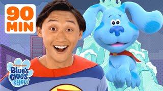 90 Minutes of Blue & Josh Being SUPER HEROES!  | Blue's Clues & You!