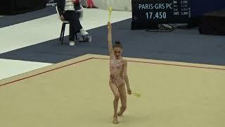 Albena NESTOROVA massues - 2025 Championnats de France Juniors 13ans