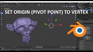 Set Origin to vertex and 3D cursor in Blender 2.93