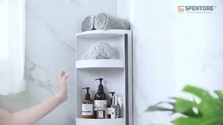 Rotating Nailless Multi-Functional Corner Storage Rack