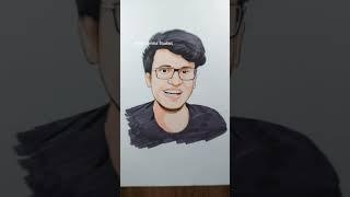 Drawing  @triggeredinsaan pencil color : tutorial #shorts