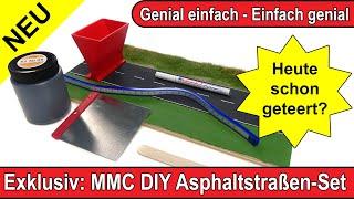 TOP-Neuheit 2023: Asphaltstraßen-Set für Modellbahn H0, CarSystem + Viessmann CarMotion