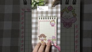 stickers journal | pink flowers  #shorts #sticker #journal