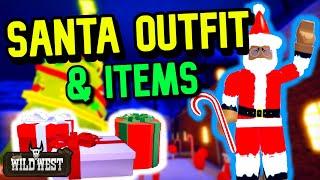 How To Get SANTA OUTFIT and Christmas Items - The Wild West Christmas Update / Event (Roblox)