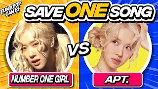 ⭐️ SAVE ONE SONG SAME ARTIST | SAVE ONE DROP ONE KPOP QUIZ - FUN KPOP GAMES 2024