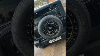 18” GTR Pro Alloy wheels Installed in Mahindra Thar @adonzautomotive #thar #alloywheels #alloy y