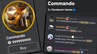 Commando Tower costs 1 BILLION ROBUX | Tower Defense Simulator Commando Update