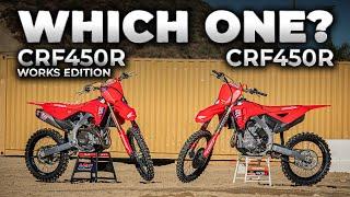 2025 Honda CRF450R Or 2025 Honda CRF450RWE