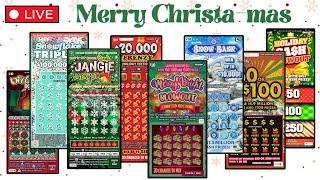 MERRY CHRISTA-MAS EVE! LET’S DO $200 IN SCRATCH OFF LOTTERY TICKETS