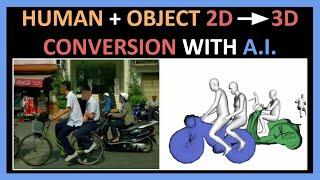 AI Converts 2D Images To 3D Scenes For Human-Object Interactions | Game Futurology #24