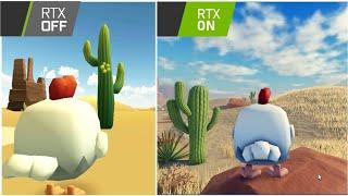 Chicken gun desert map but with high graphics! (RTX OFF/ON)