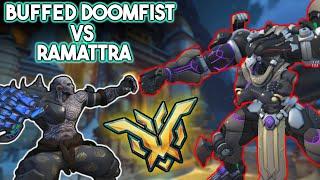 Playing BUFFED Doomfist Into Ramattra On The New Shambali Monastery Map (Season 2 Overwatch)