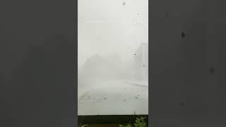 High Winds, Heavy Rain Lash Northern Italy #shorts  | VOA News