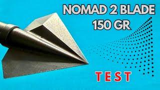 NOMAD 2 BLADE, 150 gr BROADHEAD TEST