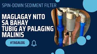 Budget-Friendly Spin-Down Sediment Water Filter for Homes