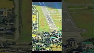 Paro’s Iconic Landing! Airbus A319 Dances through Bhutan’s Mountains!!!                   #aviation