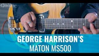 George Harrison's Maton MS500 Mastersound as played with The Beatles in 1963