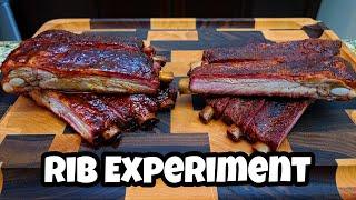 Smoked Rib Experiment - Glaze or No Glaze