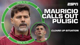 Mauricio Pochettino RESPONDS to Christian Pulisic  Shaka Hislop calls it an ‘odd’ move | ESPN FC