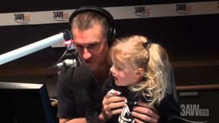 3AW's Tom Elliott with his daughter Ava