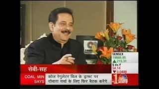 Saharasri Subrata Roy Sahara Exclusive Interview on CNBC Awaaz