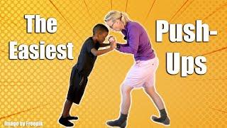 #2 Wall Push-Ups-They Don't Get Much Easier Than This! Pediatric Physical Therapy