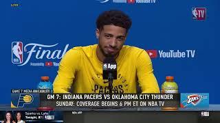 Tyrese Haliburton talks Game 7, FULL Interview | 2025 NBA Finals Media Day