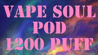 Одноразка VapeSoul POD 1200 Puff обзор