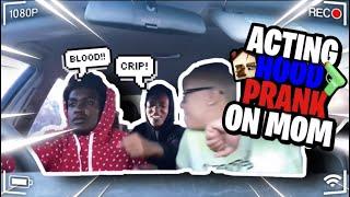 ACTING HOOD IN FRONT OF MOM PRANK(SHE REALLY HIT ME)