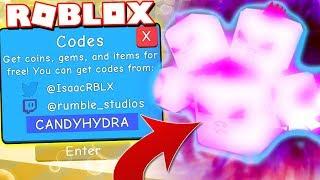 6 LEGENDARY CANDY WINGED HYDRA CODES IN BUBBLE GUM SIMULATOR! (Roblox)