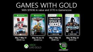 Xbox Games with Gold (May 2020)