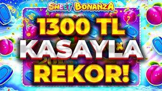 SWEET BONANZA KÜÇÜK KASA | 1300 TL KASAYLA REKOR ÖDEME SLOT OYUNLARI TAKTİK VURGUN 