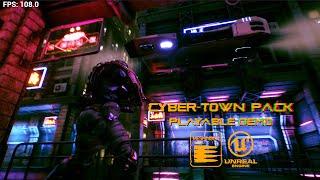 UE4 Cyber-Town Playable Demo- Meshingun